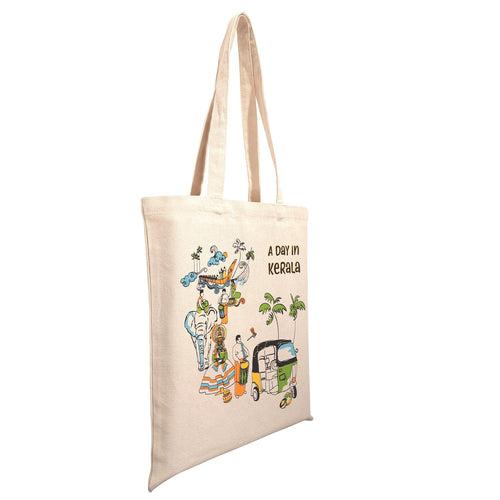 Kerala Printed Tote Bag