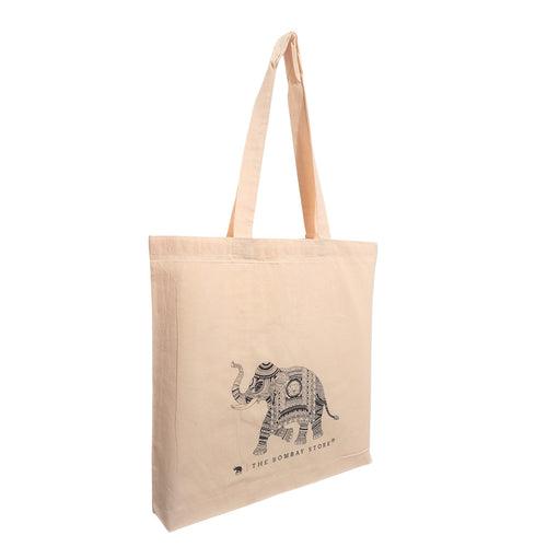 Elephant Printed Tote Bag