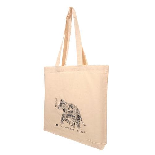 Elephant Printed Tote Bag