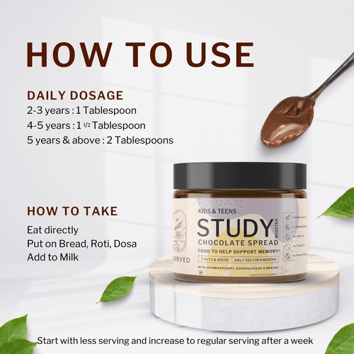 Kids and Teens Study Booster Chocolate Spread (500gm)