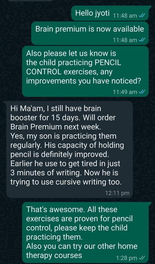 Online Home Therapy Course for Pencil Control