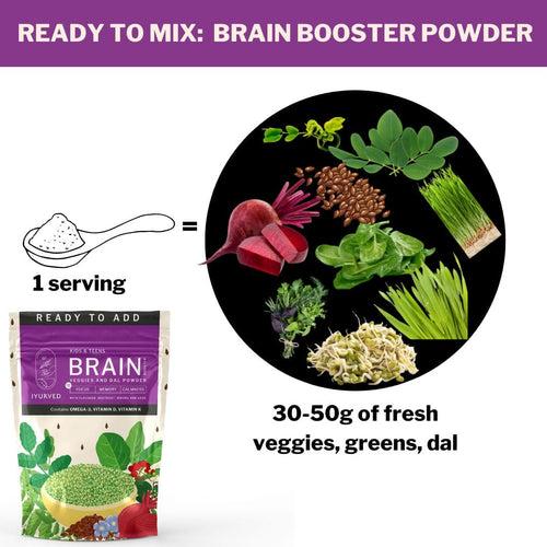 Kids & Teens Brain Booster Veggies and Dal Powder