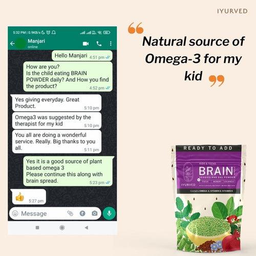 Kids & Teens Brain Booster Veggies and Dal Powder