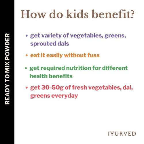 Kids & Teens Daily Nutrition Veggies And Dal Powder