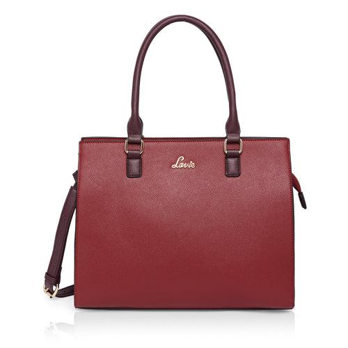 Lavie Shelly Wine Large Women's Satchel Bag