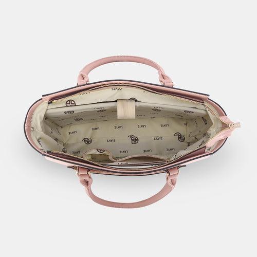 Lavie Luxe Kyle Pink Large Women's Tote Handbag