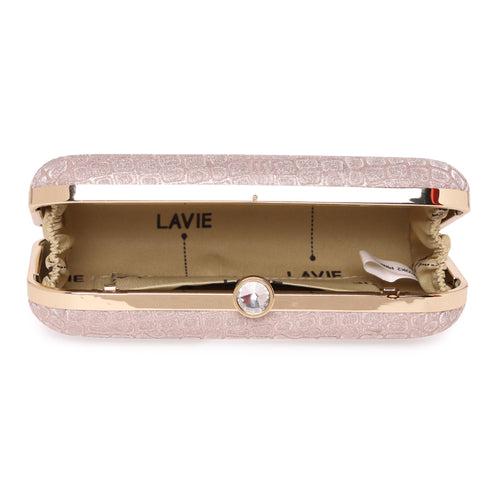 Lavie Tinsel Light Pink Small Women's Frame Clutch Purse