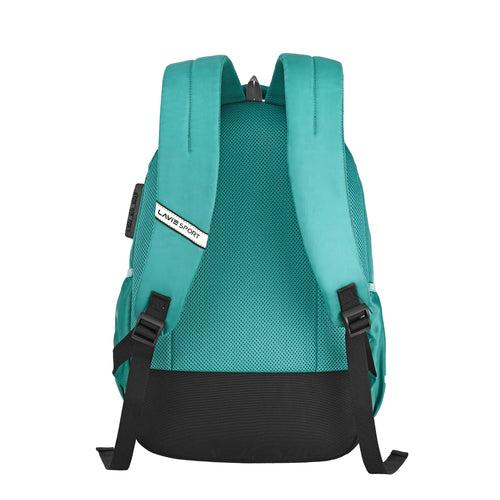 Lavie Sport Streak 36L Anti-theft Laptop Backpack For Men & Women | Laptop Bag For Boys & Girls Teal
