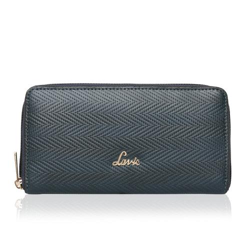 Lavie Herry Navy Large Women's Zip Around Wallet