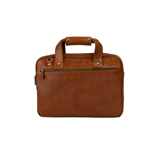 Dual Hold Leather Laptop Sleeve