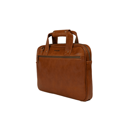 Dual Hold Leather Laptop Sleeve