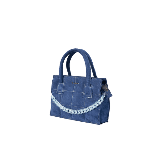 Sapphire Sky Leather Handbag