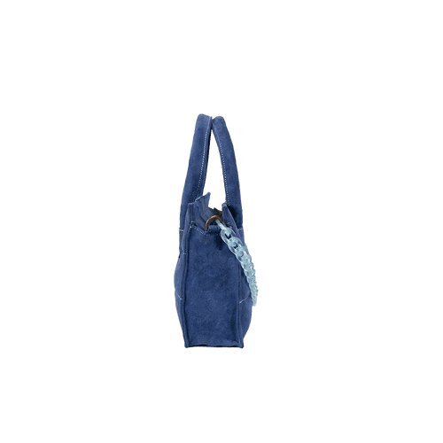 Sapphire Sky Leather Handbag