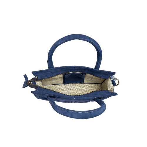 Sapphire Sky Leather Handbag