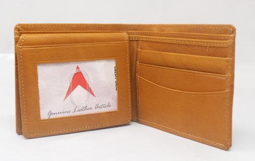 Ochre Rank Genuine Leather Wallet for Men