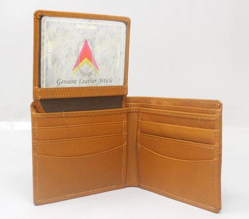 Ochre Rank Genuine Leather Wallet for Men