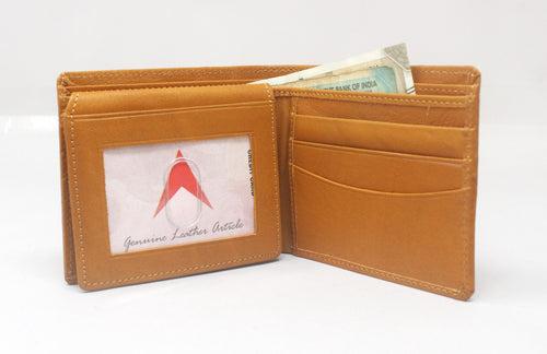 Ochre Rank Genuine Leather Wallet for Men