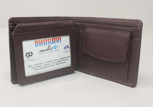 Real leather wallet and card case Rank Men Gift Set -B