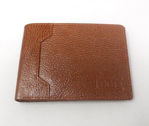 Brown Finished Real Leather Wallet for  Men FLW1