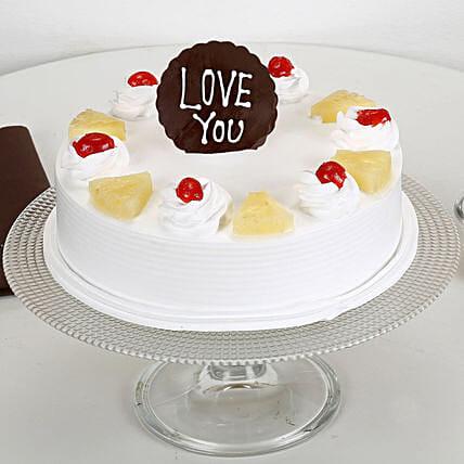 Stunning Love You Pineapple Cake