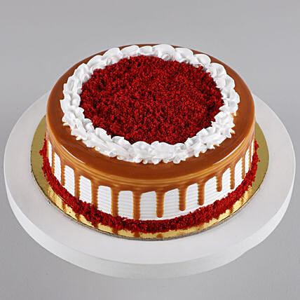 Appetizing Round Red Velvet Cake
