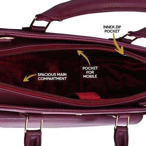 Horra VersaCarry: The Essential Office Laptop Handbag for Women with additional Sling bag | Compatible for 13 Inch Laptop