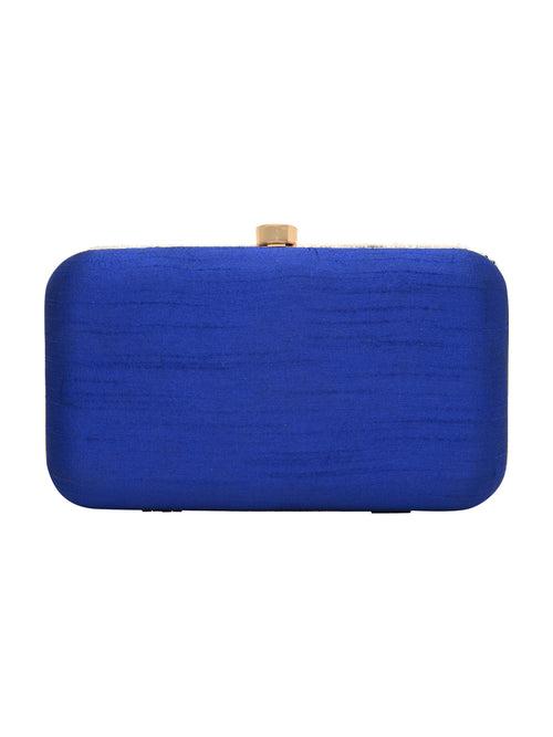 Horra Beads Emboridery Embellished Silk Party Clutch