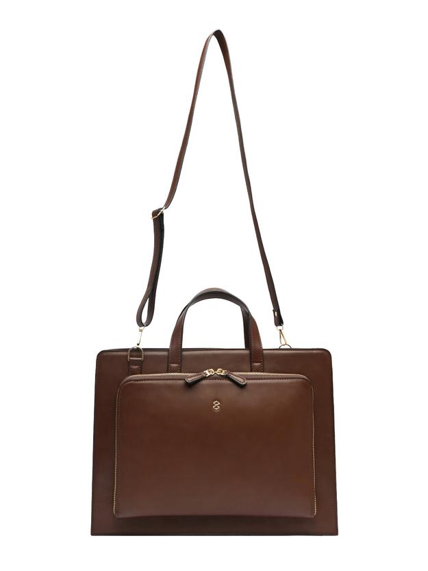 Horra Unisex 15 Inch Laptop Bag - Brown