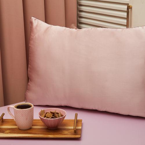 Flamingo Pink Pure Silk Pillowcase