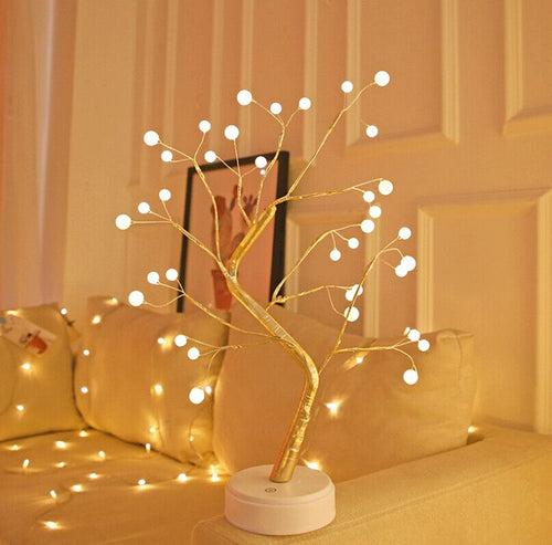 Bonsai Spirit Tree with Pearl Lights Table Lamp