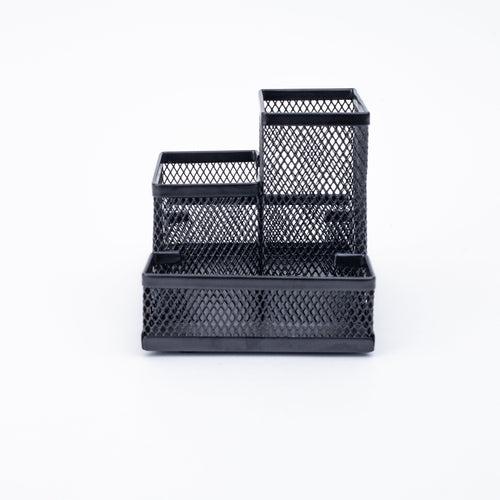 Metal Mesh Pen Holder (DL3318) - Black