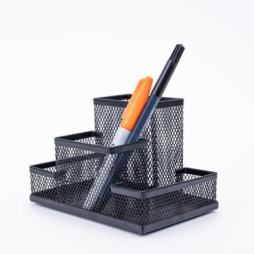 Metal Mesh Pen Holder (DL3318) - Black