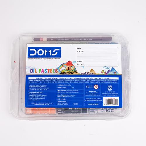 DOMS Oil Pastels Set Of 50 With Case