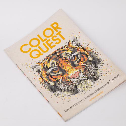 Colour Quest: Extreme Color-by-Number Challenges to Complete: By Joanna Webster (Paperback)