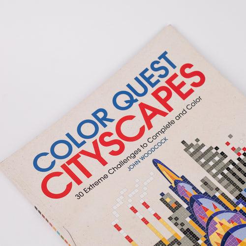 Color Quest: Cityscapes: 30 Extreme Challenges to Complete and Color: By John Woodcock (Paperback)