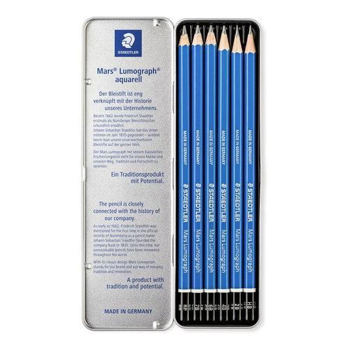 Staedtler - Mars Lumograph Drawing Pencil Set - 6 pcs