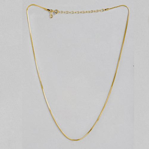 Golden Elegance 925 Sterling Silver Snake Chain