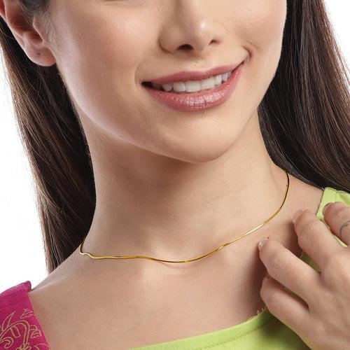 Golden Elegance 925 Sterling Silver Snake Chain