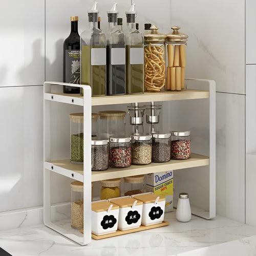 Double Decker Space Saving Counter-Top Organizer