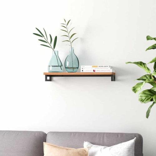 Wooden Floating Wall Mounted Shelf Rustic Storage Organizer Accessories Holder