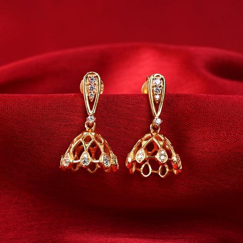 Silver Tanima Jhumki Earrings