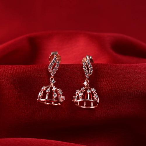 Silver Alani Jhumki Earrings