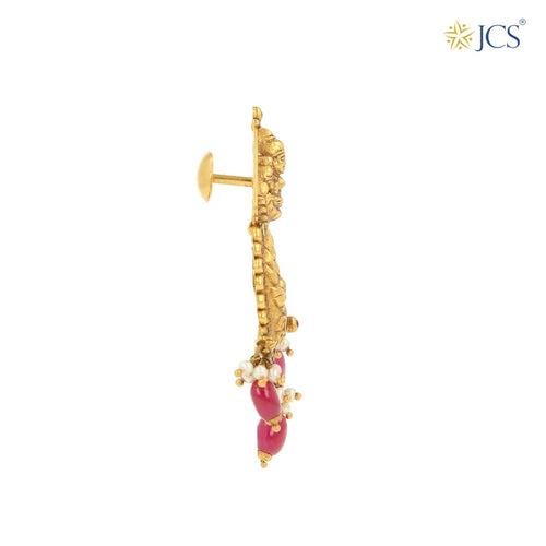 Belleza Gold Earring_JGE3027