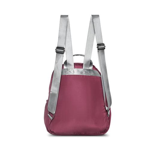 Caprese Blythe Nylon Backpack Medium Plum