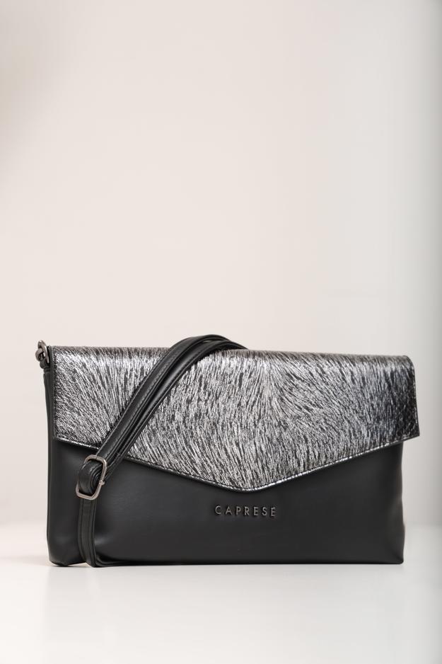 Caprese Ava Clutch Large Silver