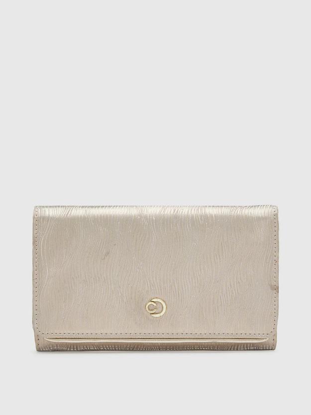 Caprese Eryka Clutch Medium Light Gold