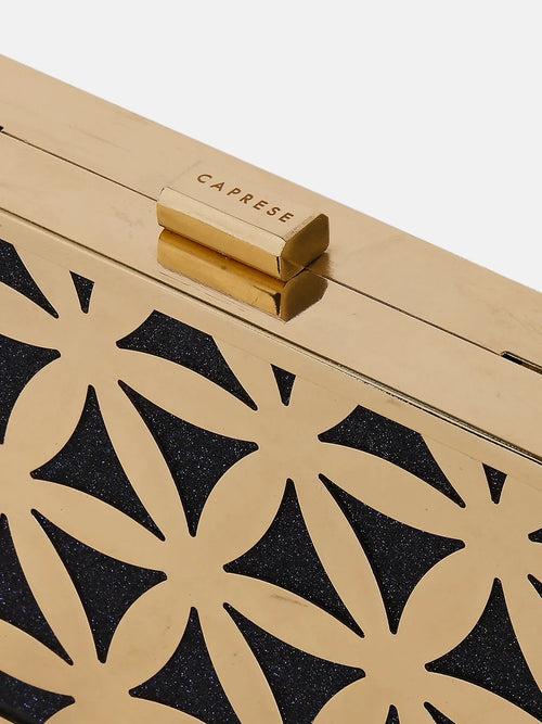 CAPRESE PARTY JUNIE BOX CLUTCH SMALL NAVY