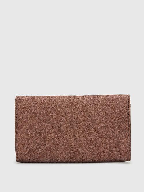 Caprese Junie Flapover Clutch Medium Copper