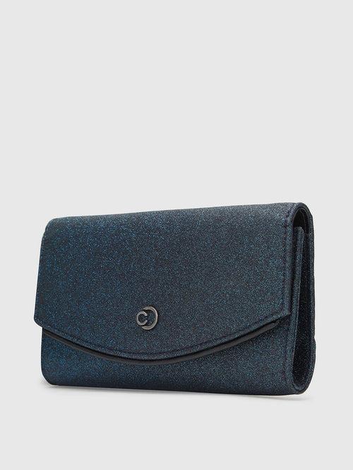 Caprese Junie Flapover Clutch Medium Navy