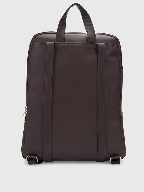 Caprese Adah Laptop Backpack Large Chocolate Brown